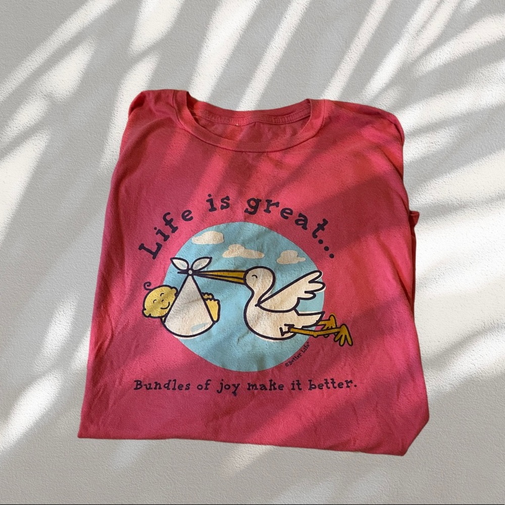 Bundle of joy pink T-shirt